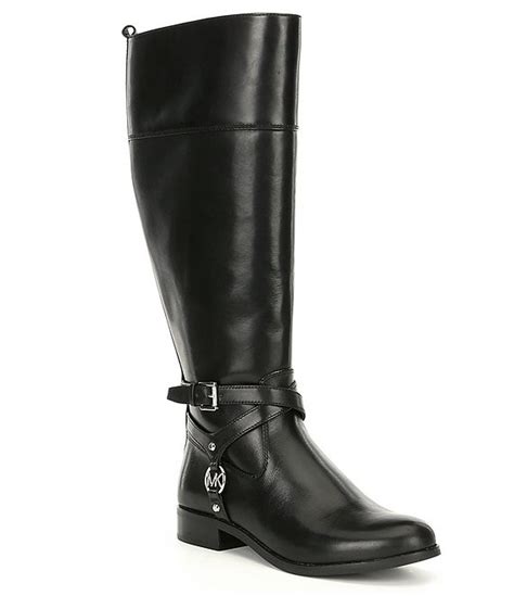 michael michael kors preston vachetta leather wide calf boots|Michael kors wide calf boot + FREE SHIPPING .